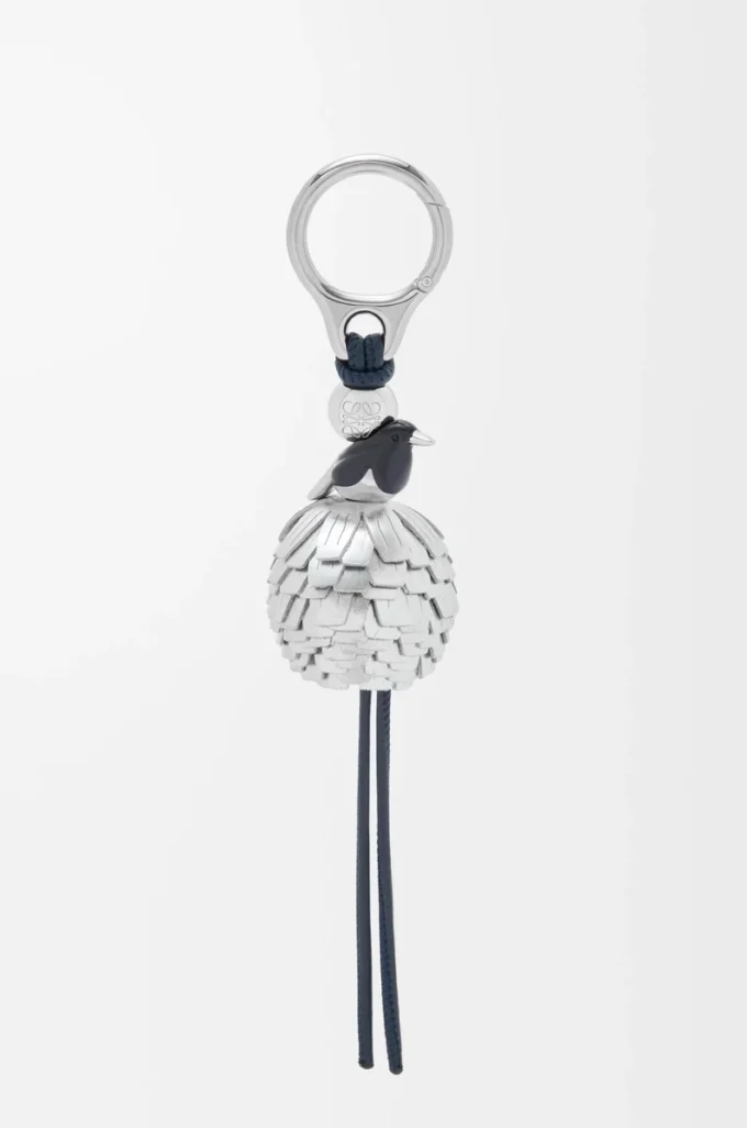 Magpie-Würfelanhänger Deep Navy/Silber
