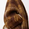 Mantel aus Mohair-Woll-Mischung Gelb/Mehrfarbig