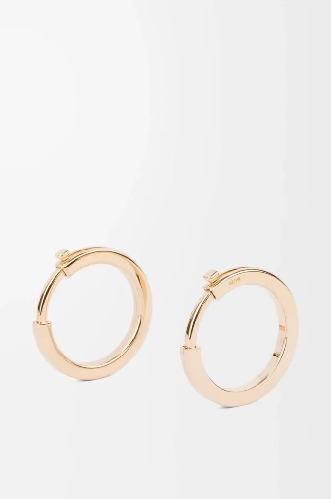 Metallringe für Riemen Gold