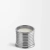 Midi-Duftkerze mit schwarzem Sesam, silber