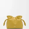 Mini-Clutch Flamenco aus Nappakalbsleder Ginger