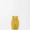 Mini-Clutch Flamenco aus Nappakalbsleder Ginger
