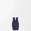 Mini-Clutch Flamenco aus Nappakalbsleder in Abyss Blue