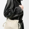 Mini-Clutch „Flamenco“ aus Nappakalbsleder in Sea Salt