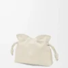 Mini-Clutch „Flamenco“ aus Nappakalbsleder in Sea Salt