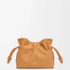 Mini-Clutch Flamenco aus Nappakalbsleder Warm Desert