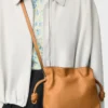 Mini-Clutch Flamenco aus Nappakalbsleder Warm Desert