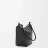 Mini Hammock Hobo aus klassischem Kalbsleder in Schwarz