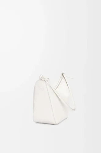 Mini Hammock Hobo aus klassischem Kalbsleder in Soft White