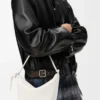 Mini Hammock Hobo aus klassischem Kalbsleder in Soft White