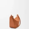Mini Hammock Hobo aus klassischem Kalbsleder in Tan