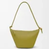 Mini Hammock Hobo aus klassischem Kalbsleder Light Moss