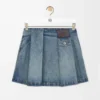 Minirock aus Denim Gewaschener Denim