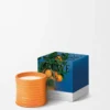 Mittlere Kerze mit Orangenblütenduft Helle Mandarine