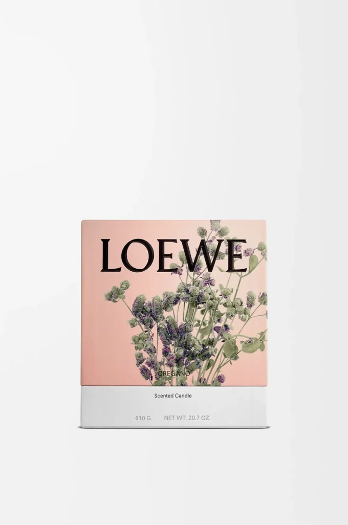 Mittlere Oregano-Kerze Weiß