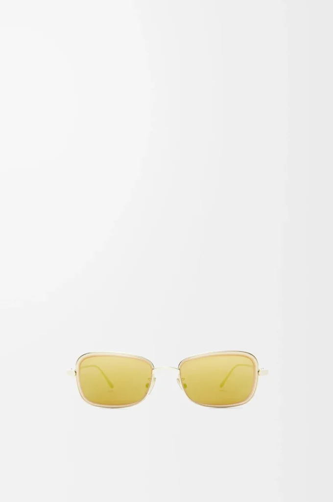 Muschel-Sonnenbrille Gold