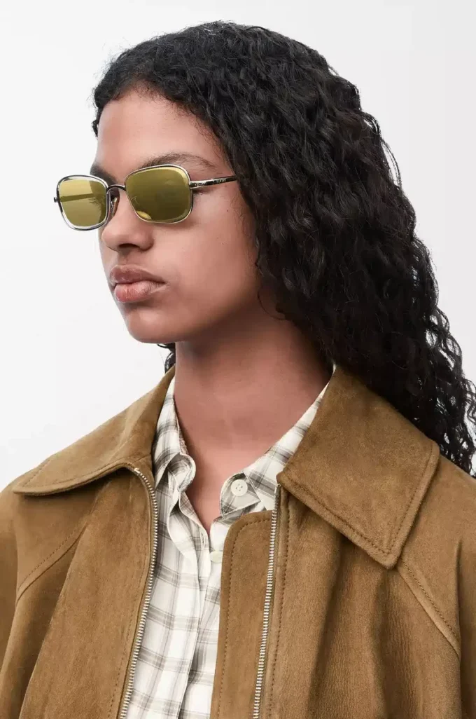 Muschel-Sonnenbrille Gold