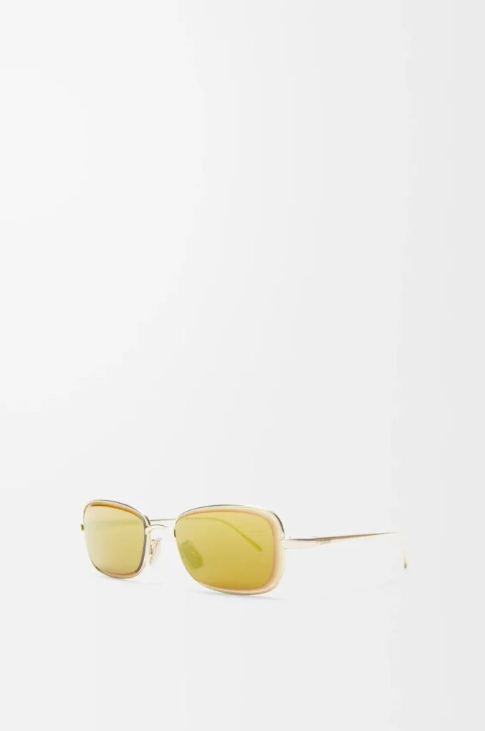 Muschel-Sonnenbrille Gold