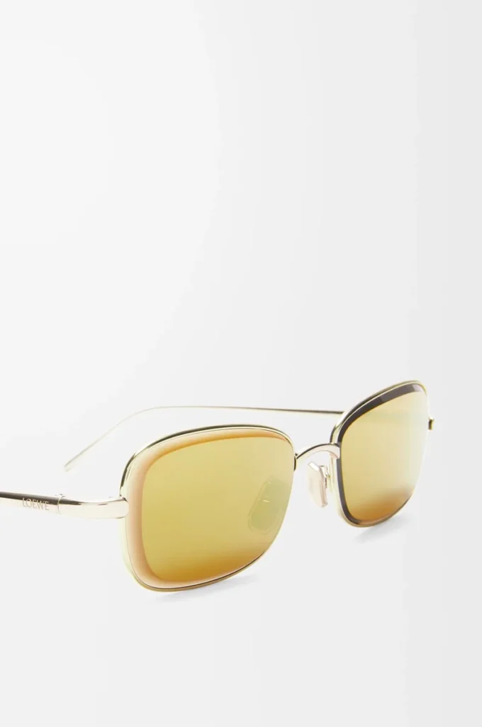 Muschel-Sonnenbrille Gold