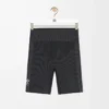 Nahtlose Shorts aus technischem Jersey in Schwarz