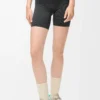 Nahtlose Shorts aus technischem Jersey in Schwarz