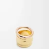 Nappa-Knotenring aus Sterlingsilber Gold/Roségold