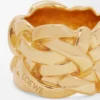 Nest-Ring aus Sterlingsilber Gold