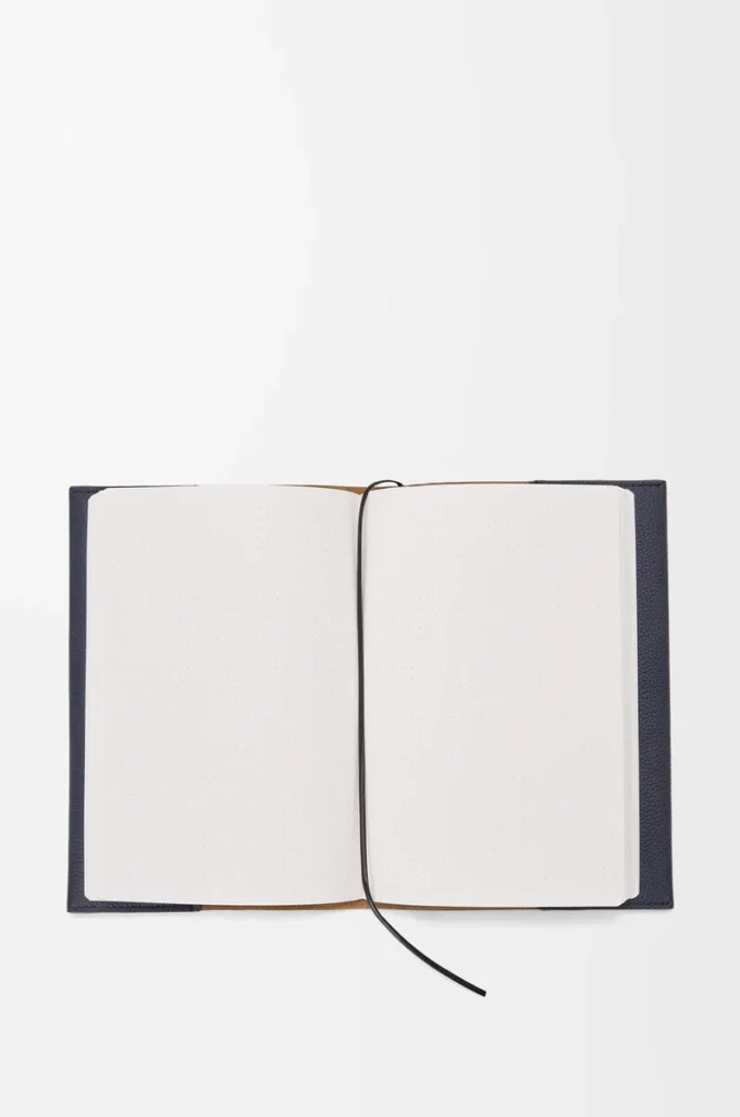 Notizbuch aus Kalbsleder Dunkelblau