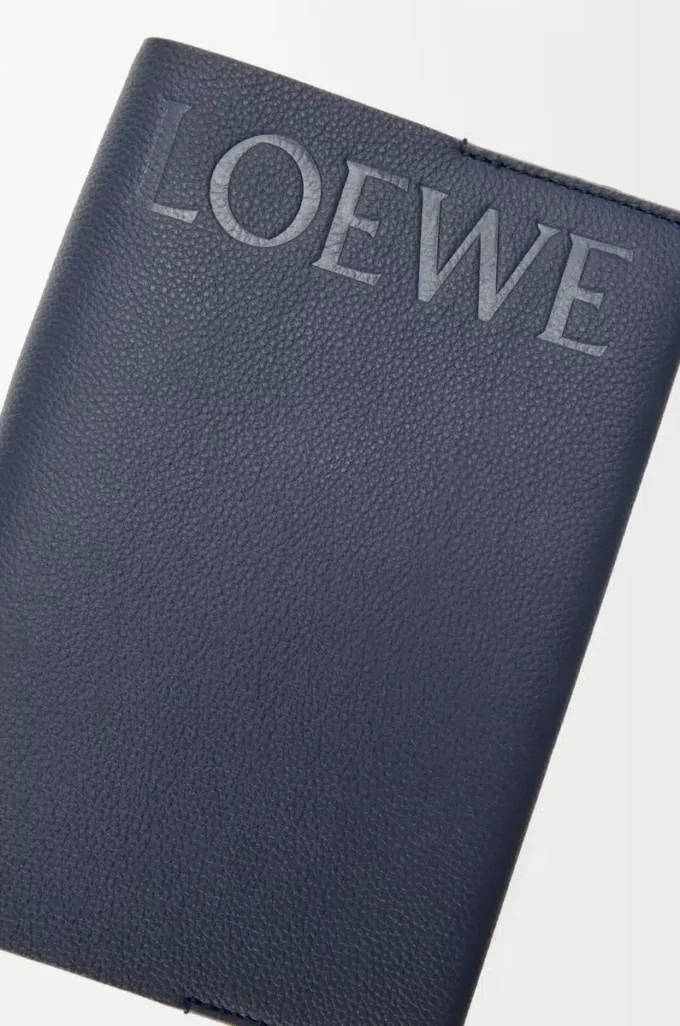 Notizbuch aus Kalbsleder Dunkelblau