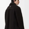 Overshirt aus Lammfell Dunkelbraun/Dunkelbraun