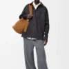 Overshirt aus Wolle und Kaschmir Charcoal Melange