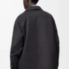 Overshirt aus Wolle und Kaschmir Charcoal Melange
