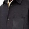 Overshirt aus Wolle und Kaschmir Charcoal Melange