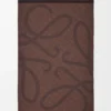 Pareo aus Baumwolle Schwarz/Braun