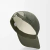 Patch-Cap aus Canvas in Khaki-Grün