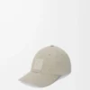 Patch-Kappe aus Canvas in Shell Grey