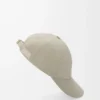 Patch-Kappe aus Canvas in Shell Grey