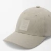 Patch-Kappe aus Canvas in Shell Grey