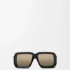 Paula’s Ibiza Dive In Masken-Sonnenbrille Schwarz/Silber