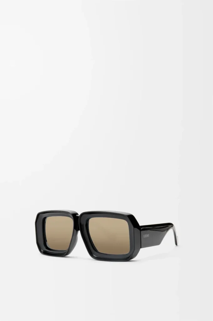 Paula’s Ibiza Dive In Masken-Sonnenbrille Schwarz/Silber