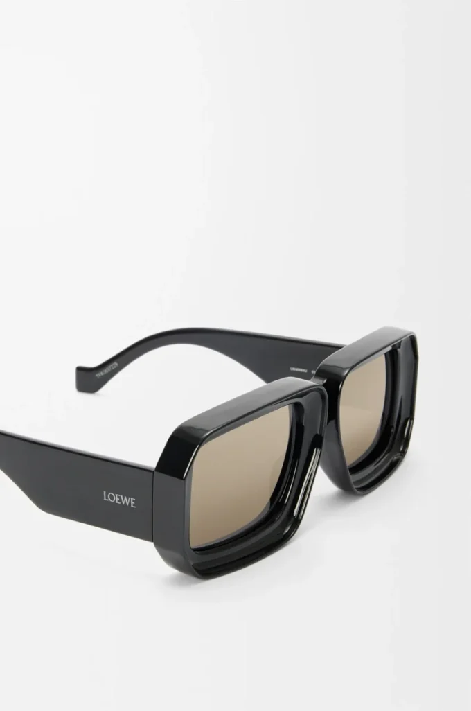 Paula’s Ibiza Dive In Masken-Sonnenbrille Schwarz/Silber
