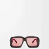 Paula’s Ibiza Dive-in-Masken-Sonnenbrille Shiny Black