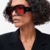 Paula’s Ibiza Dive-in-Masken-Sonnenbrille Shiny Black