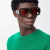 Paula’s Ibiza Dive-in-Masken-Sonnenbrille Shiny Black