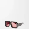 Paula’s Ibiza Dive-in-Masken-Sonnenbrille Shiny Black