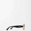 Pavé Oval Sonnenbrille Multicolor/Schwarz
