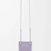 Pebble-Beutel aus glattem Kalbsleder in Dirty Mauve