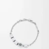 Pebble Cube Armband aus Sterlingsilber Silber