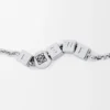 Pebble Cube Armband aus Sterlingsilber Silber
