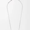 Pebble Cube Halskette aus Sterlingsilber Silber